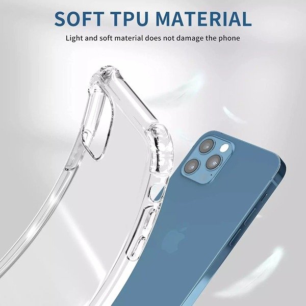 CLEAR Shockproof Case For iPhone 16 13 14 15 Pro Max 16Pro 11 XR XS se 2022 7 8+