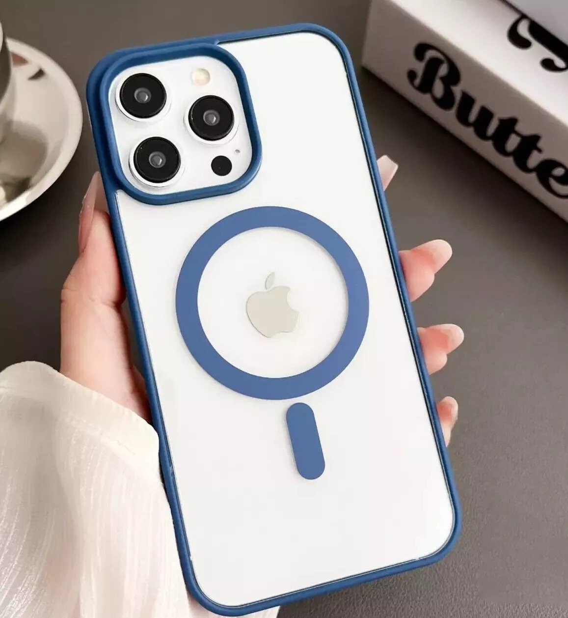 Magnetic Case for iPhone 13 Pro Max, 13,13+,13 Pro Shockproof Phone Bumper Cover