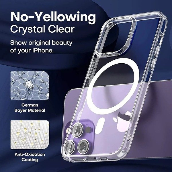 For iphone 16 15 12 13 14 Pro Max 11 SE2022 16Pro Mag Safe Clear Shockproof Case