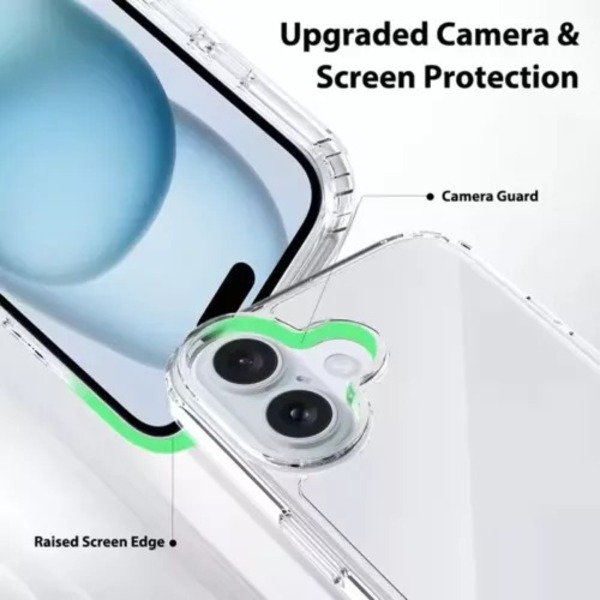 Transparent Clear Anti Shock Soft Case For iphone 16 Pro Max /15/14/13/11/12/SE3