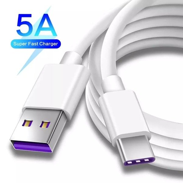 5 X 1m USB to Type C Charger Charging Cable For Samsung S23 5g S22 S21 S10 A155G