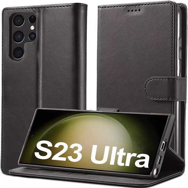 For Samsung Galaxy S24 S10 S21 S20FE A55 5G A15 A35 Wallet Flip Case Stand Cover