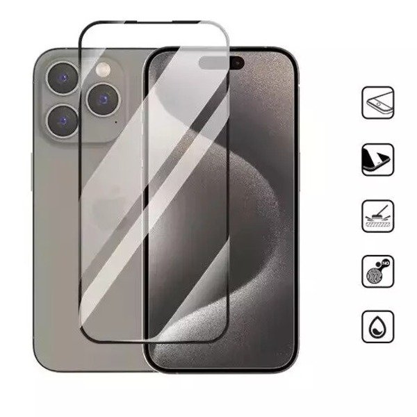 Tempered Glass Screen Protector for iPhone 16 15 14 13 12 11 XR X Pro Max