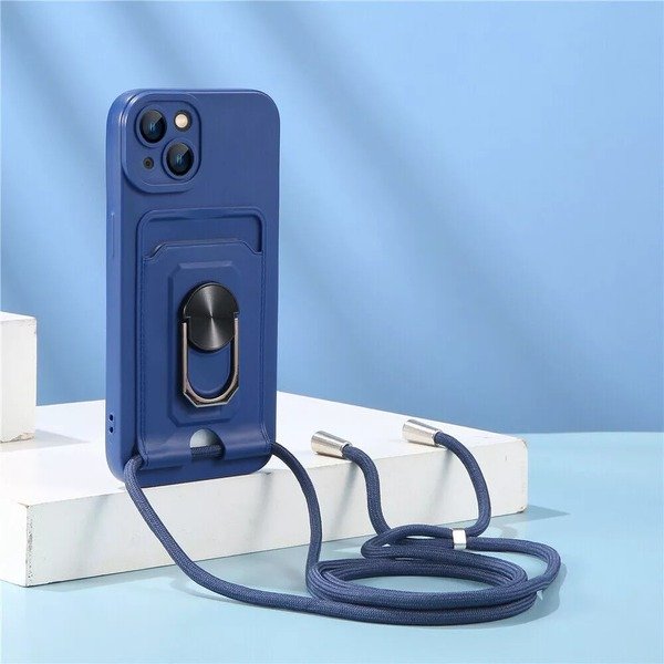 Shockproof Ring Lanyard Case For iphone 15 Pro max 14 13 12 11 Pro max 8 SE 2022