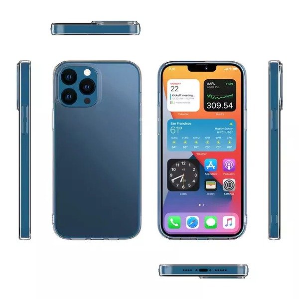 Transparent Clear Anti Shock Soft Case For iphone 16 Pro Max /15/14/13/11/12/SE3
