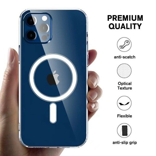 Shockproof Clear Magsafe Case For iphone 15 Pro max 15 13 12 14Pro SE 8 11 16Pro