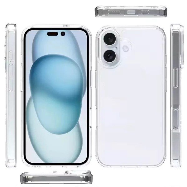 Transparent Clear Anti Shock Soft Case For iphone 16 Pro Max /15/14/13/11/12/SE3