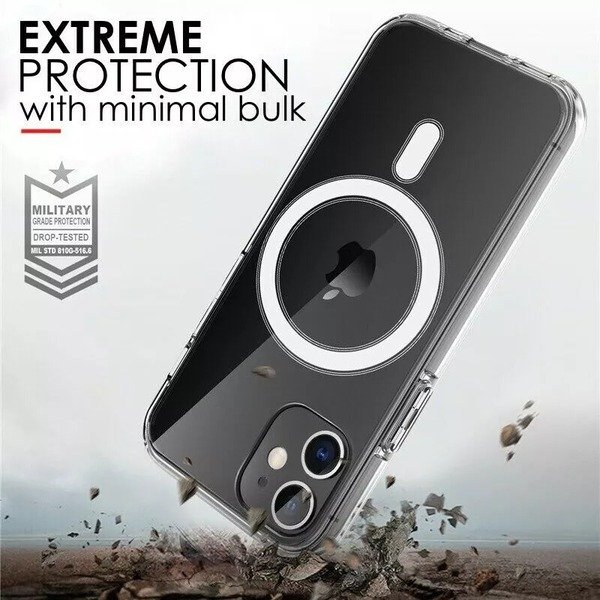 Shockproof Clear Magsafe Case For iphone 15 Pro max 15 13 12 14Pro SE 8 11 16Pro
