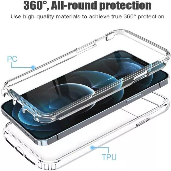 Front and Back Case For iPhone 16 Pro Max 14 13 12 15 Pro Max XR SE3 7 8 16 Pro