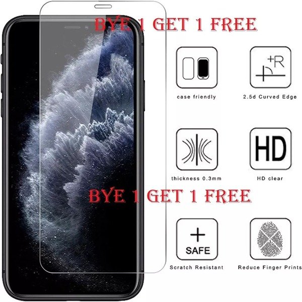 Tempered Glass Screen Protector for iPhones 16 Pro XR 8 15 Pro Max 14 11 13 Pro