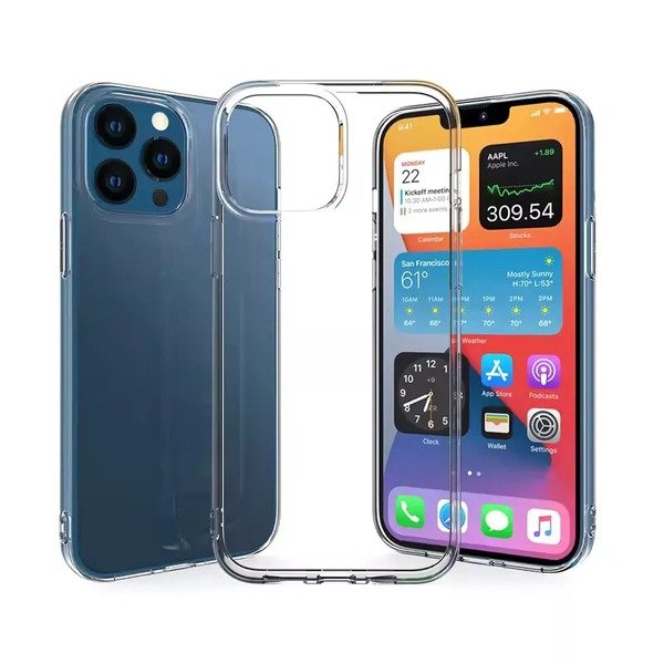Transparent Clear Anti Shock Soft Case For iphone 16 Pro Max /15/14/13/11/12/SE3