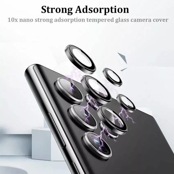 Lens Protector Ring Tempered Glass Camera For Samsung S24FE S23 S24 Ultra A15 5G