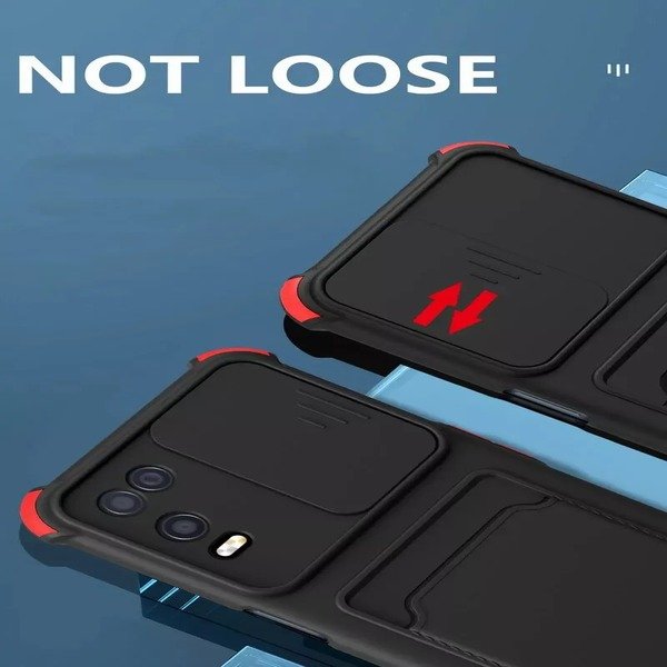Wallet Card Bumper Silicone Slide Phone Case For iphone 13Pro Max 12Pro 11 7 SE