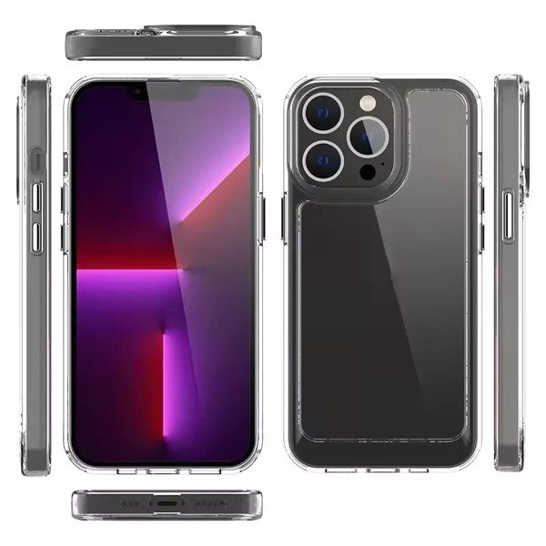 Anti Shockproof Acrylic Clear Phone Case For iphone 15 Pro Max/14/13/11 /SE 3 /8