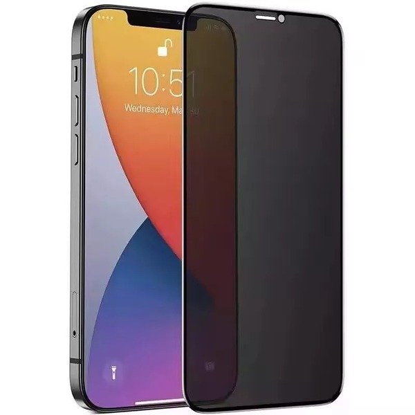 2 Pack Privacy Tempered Glass Screen Protector For iPhone 16 15 14 13 12 11 Max