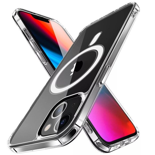 Case For Apple iPhone 15 14 11 12 13 Pro 14 Pro Max Magnetic Clear MagSafe Cover