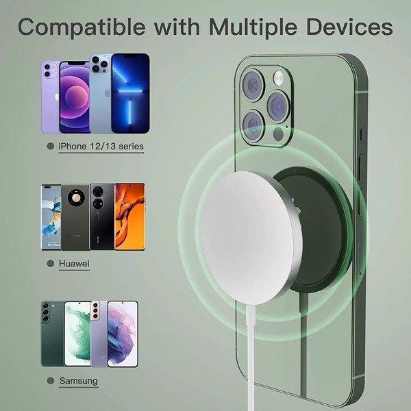 Wireless Charger Fast For Apple MagSafe iPhone 16 15 14 13 12 11 XR 16 Pro S24