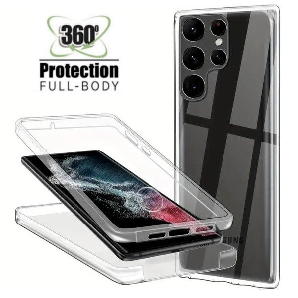 Shockproof Clear F&B Case for Samsung S23 ULTRA S22 S22 S21 S24 A15 A14 A13 A12