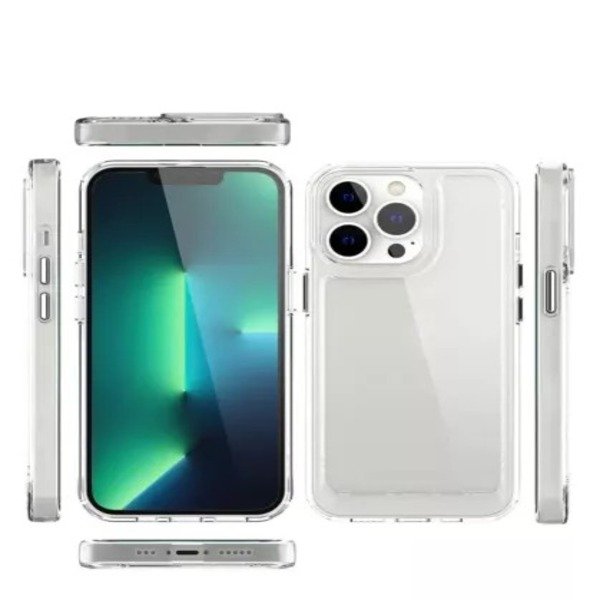 Anti Shockproof Acrylic Clear Phone Case For iphone 15 Pro Max/14/13/11 /SE 3 /8