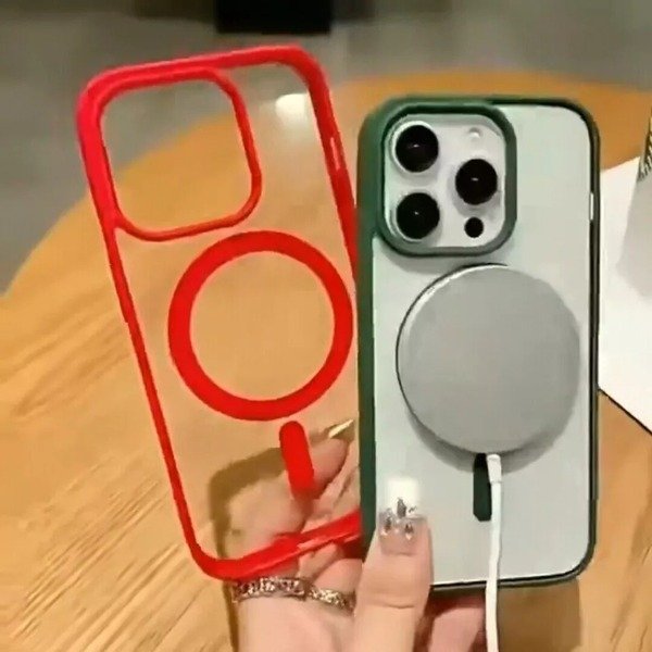 Shockproof Clear Magsafe Case For iphone 15 Pro max 15 13 12 14Pro SE 8 11 16Pro