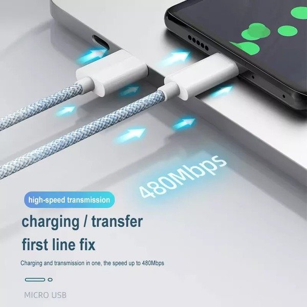 Braided USB C to C Cable TYPE-C To C Cable for iPhone 16 15 16Pro Max,Samsung 24