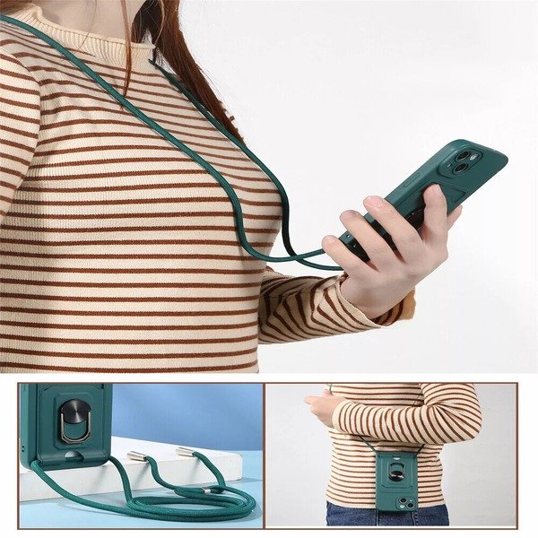Shockproof Ring Lanyard Case For iphone 15 Pro max 14 13 12 11 Pro max 8 SE 2022