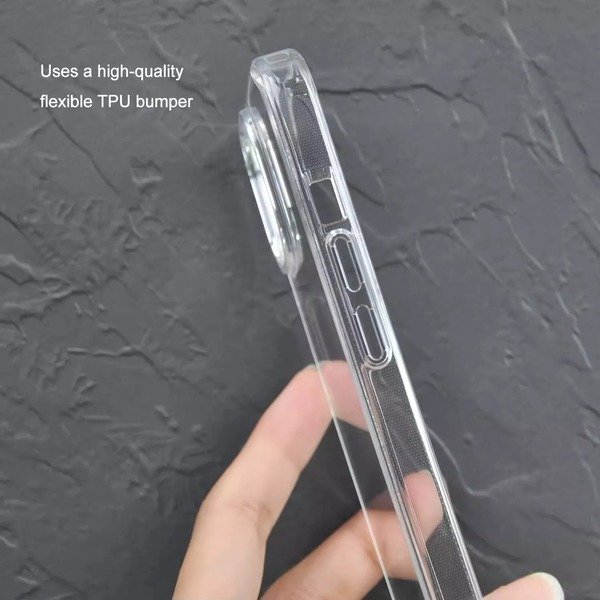 Transparent Clear Anti Shock Soft Case For iphone 16 Pro Max /15/14/13/11/12/SE3