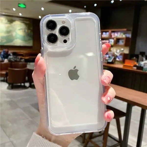 Anti Shockproof Acrylic Clear Phone Case For iphone 15 Pro Max/14/13/11 /SE 3 /8