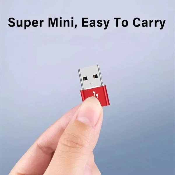 USB Type C Female to USB 3.1 Male Adapter Converter Charger iPhone 15,16,Samsung