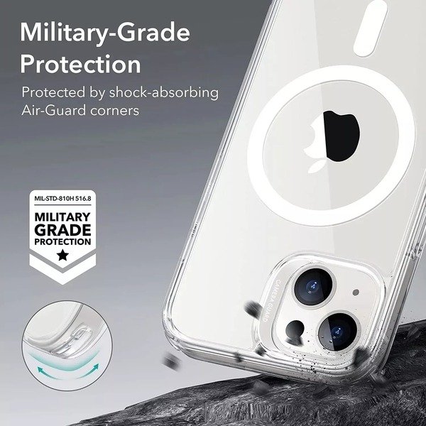 For iphone 16 15 12 13 14 Pro Max 11 SE2022 16Pro Mag Safe Clear Shockproof Case