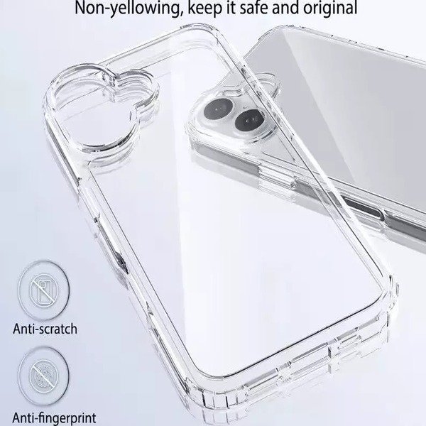 Transparent Clear Anti Shock Soft Case For iphone 16 Pro Max /15/14/13/11/12/SE3