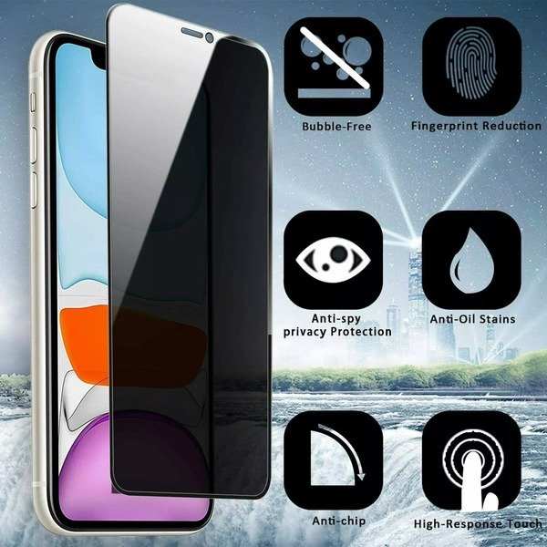 Privacy Tempered Glass Screen Protector for iphone 16 pro max/15/14/13/12/11/SE3