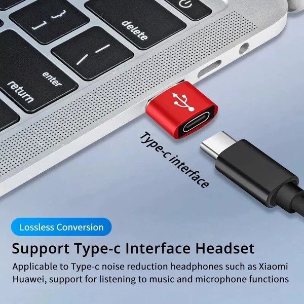 USB Type C Female to USB 3.1 Male Adapter Converter Charger iPhone 15,16,Samsung