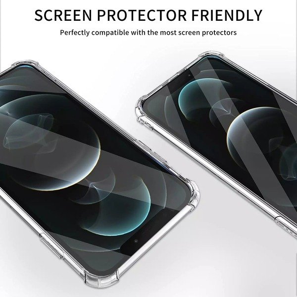 CLEAR Shockproof Case For iPhone 16 13 14 15 Pro Max 16Pro 11 XR XS se 2022 7 8+