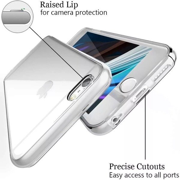 360° Front and Back Case For iPhone SE 2022 ,SE 2020 ,7,8,7+,8+,XR,XS MAX