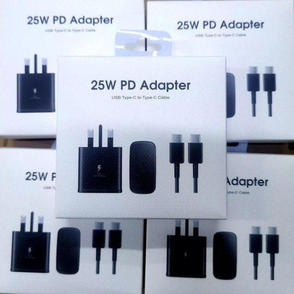 25W Super Fast Charger Adapter Plug & Cable For Samsung S24 S23 S22 S21 S20 A15