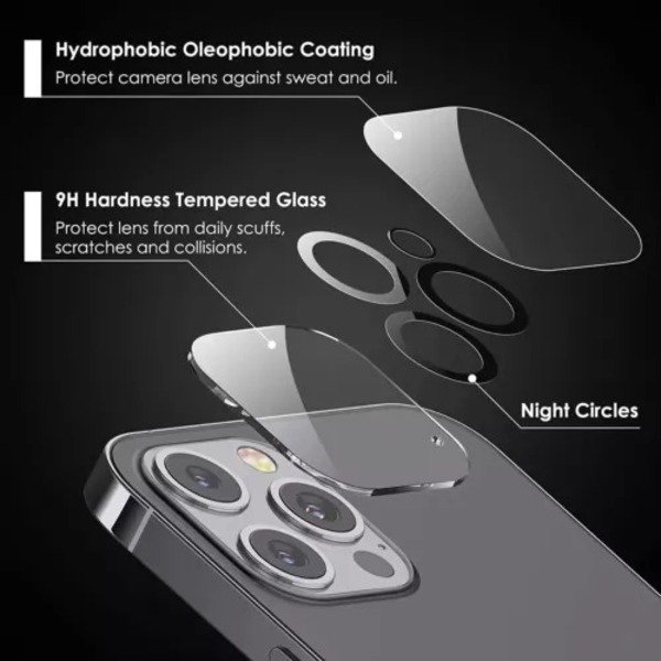 3D Camera Lens Protector Tempered Glass For iphone 16 Pro Max/16/ 15 Pro /14 /13