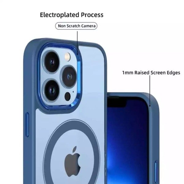 Magnetic Clear Acrylic Hard Case For iPhone 15 Pro 14 15 Pro Max 14 Pro 14+ 13