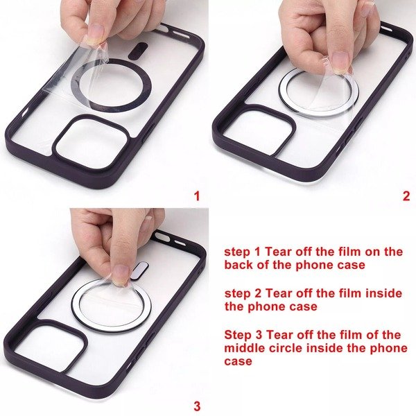 Case For Apple iPhone 15 14 11 12 13 Pro 14 Pro Max Magnetic Clear MagSafe Cover