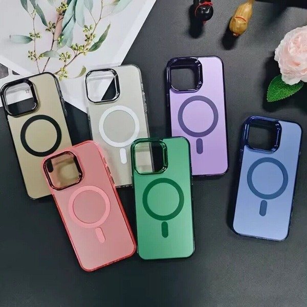 Shockproof Magnetic Case For iPhone 16 14 13 12 11 15 Pro Max 7 8 SE 16 Plus 16