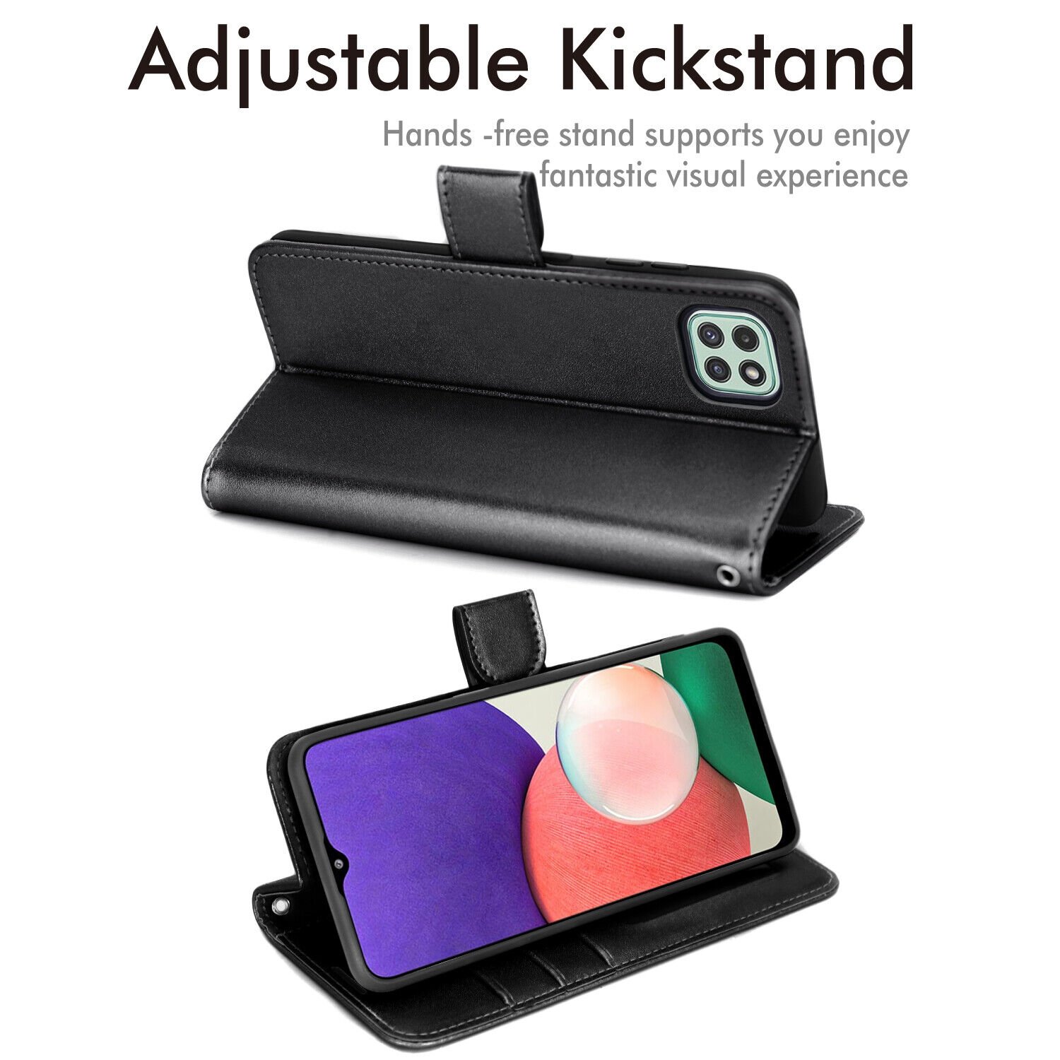 Case For Samsung Galaxy S24FE,S24,S24 Plus,S24 Ultra ,Leather Wallet Flip Case Stand Cover,Card Case,