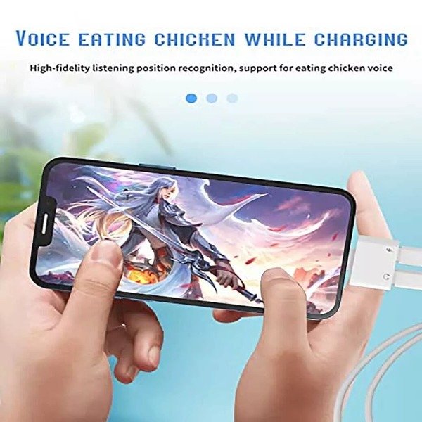 2in1 Adapter Splitter Dual Headphone Audio Charger For iPhone 14 13 12 11 PRO SE