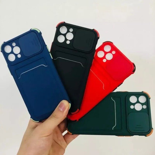 Wallet Card Bumper Silicone Case For iphone 13Pro Max 12Pro 11 7+ SE 2022 8+ Xs