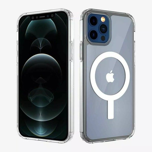 Case For Apple iPhone 15 14 11 12 13 Pro 14 Pro Max Magnetic Clear MagSafe Cover