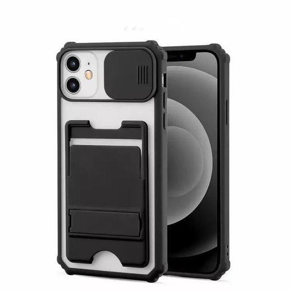 Shockproof Wallet Cards Holder Cover for iPhone 12 13 pro max 13 11 7 8 SE 2022