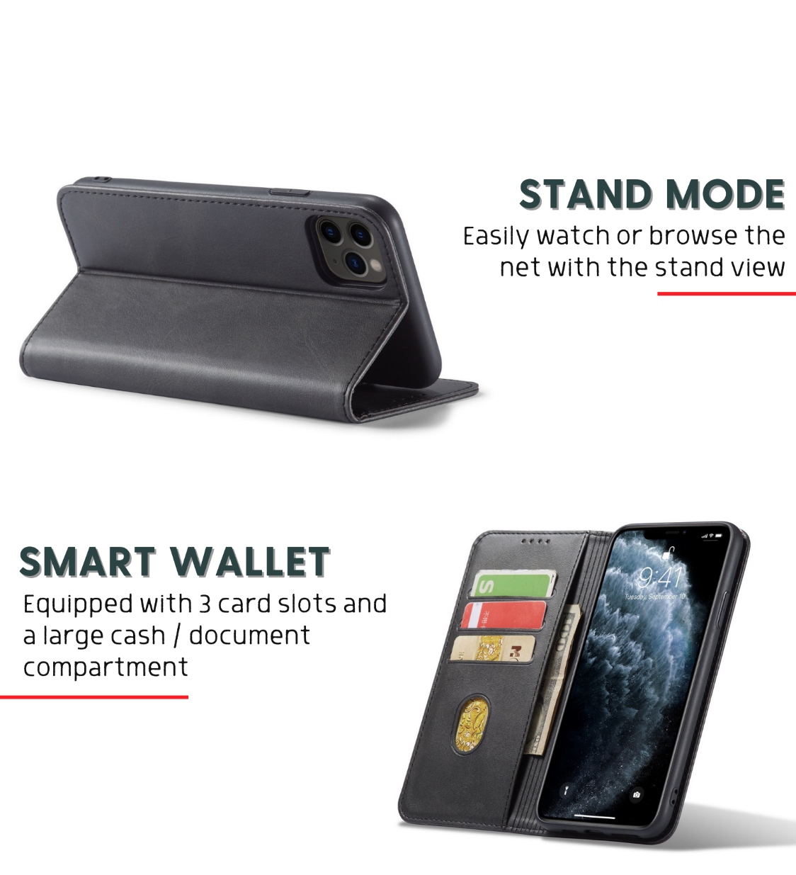 Case For Samsung Galaxy S24FE,S24,S24 Plus,S24 Ultra ,Leather Wallet Flip Case Stand Cover,Card Case,