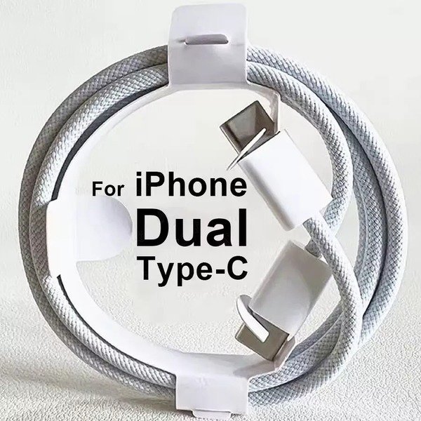Braided USB C to C Cable TYPE-C To C Cable for iPhone 16 15 16Pro Max,Samsung 24