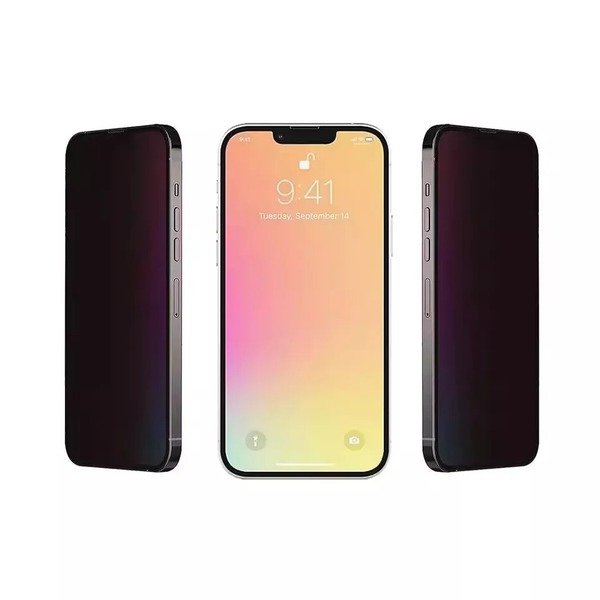2 Pack Privacy Tempered Glass Screen Protector For iPhone 16 15 14 13 12 11 Max