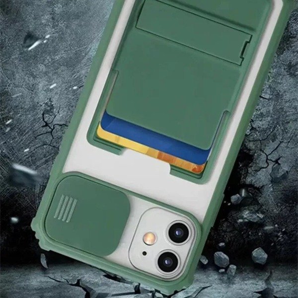 Shockproof Wallet Cards Holder Cover for iPhone 12 13 pro max 13 11 7 8 SE 2022