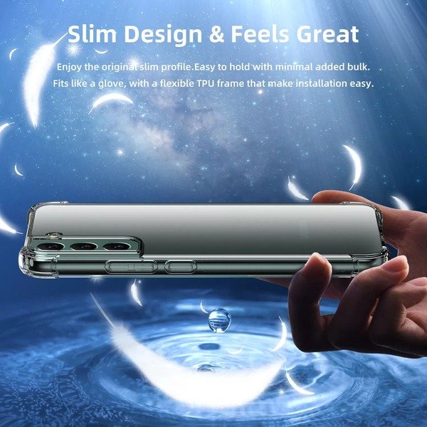 For Samsung Galaxy S23 S21 S22 S20 FE S10 A13 A53 Silicone Shockproof Case Cover